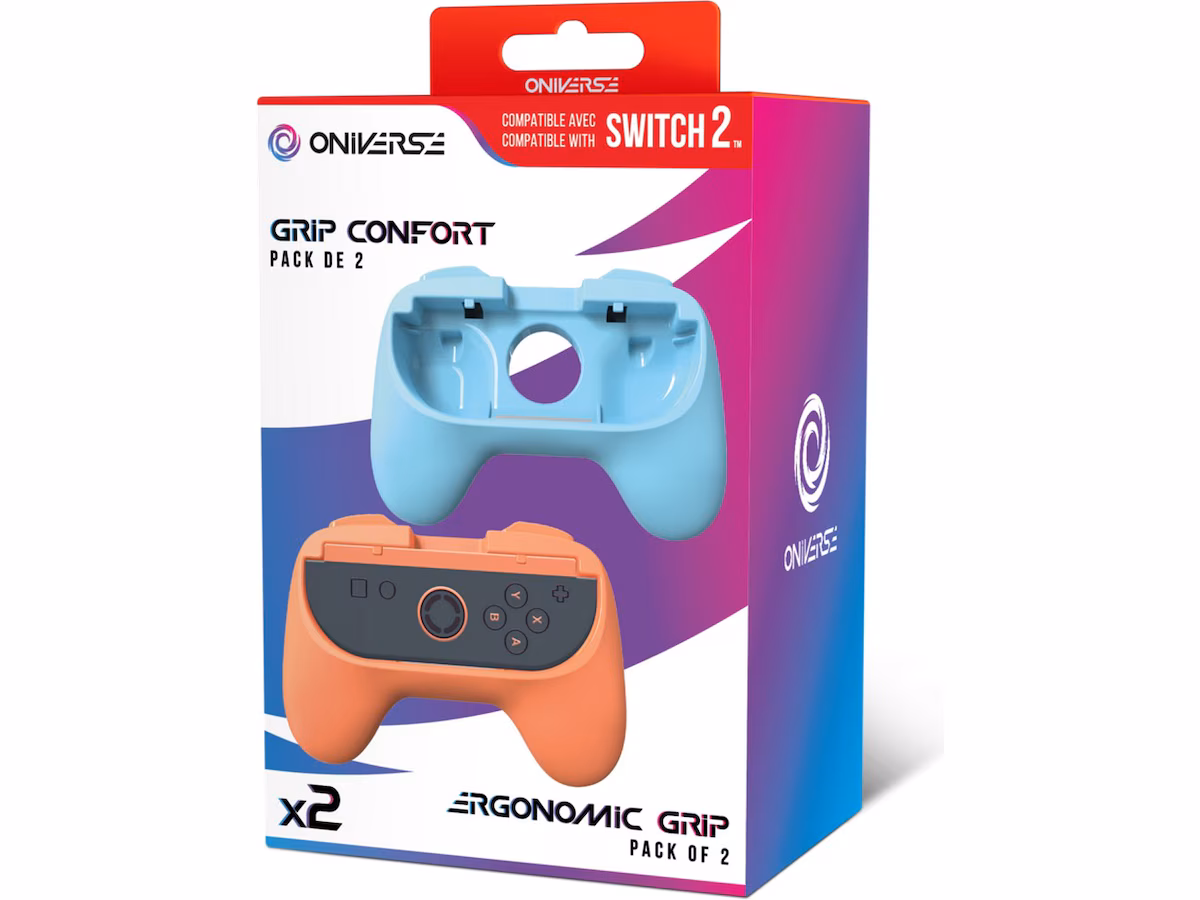 Oniverse Ergonomic Grips - Orange / Blue