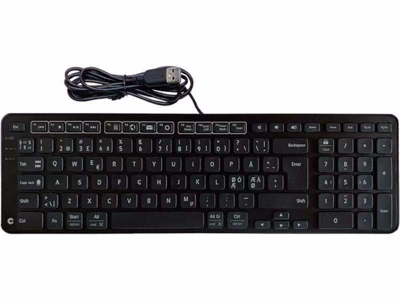 Contour Balance tastatur (sort)