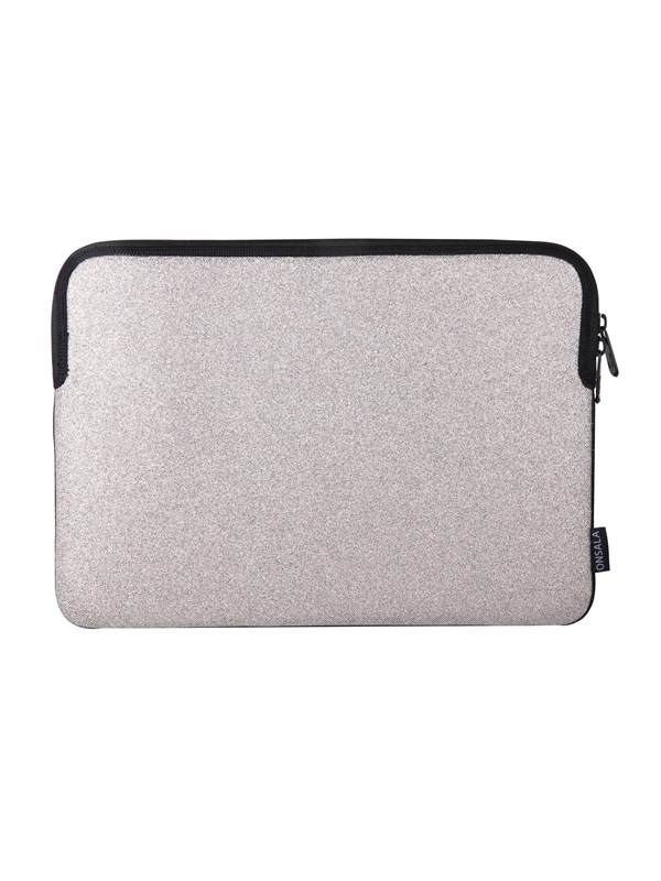 ONSALA Laptop Sleeve Glitter 13/14" Silver