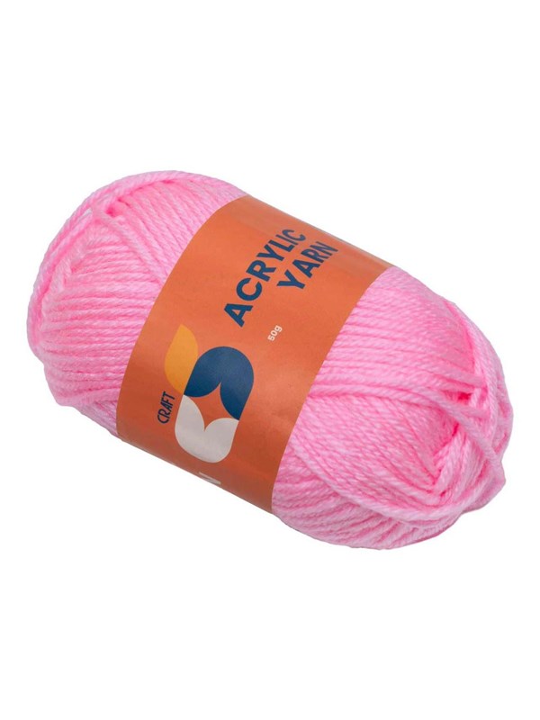 Colorations - Acrylic yarn Pink 50g