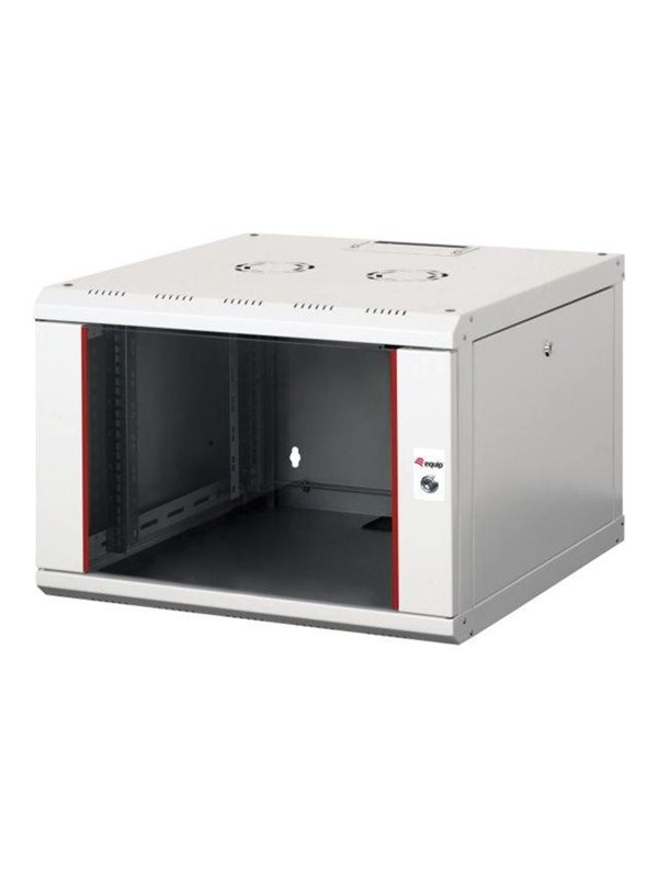 Equip Pro Mount - rack - 600x600 mm with glass door removable and lockable panels assembled - 7U