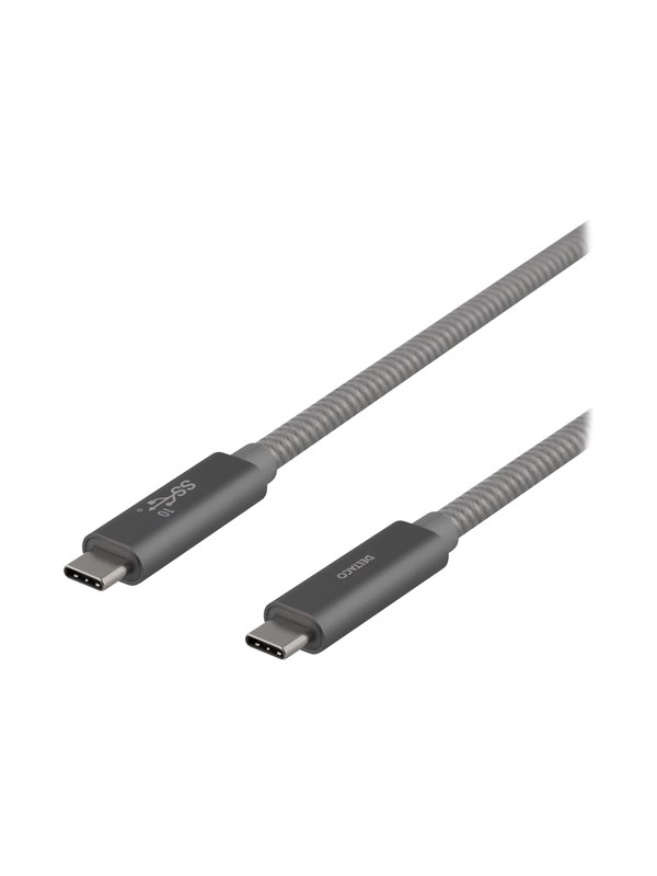 Deltaco USBC-1412M - USB-C cable - USB-C to USB-C - 1 m