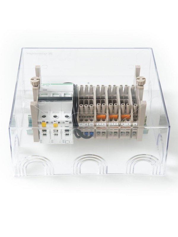 Weidmuller Meter terminal block 3-pol 2a d