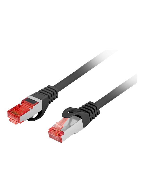 Lanberg patch cable - 50 cm - black - Svart - 0.5 meter