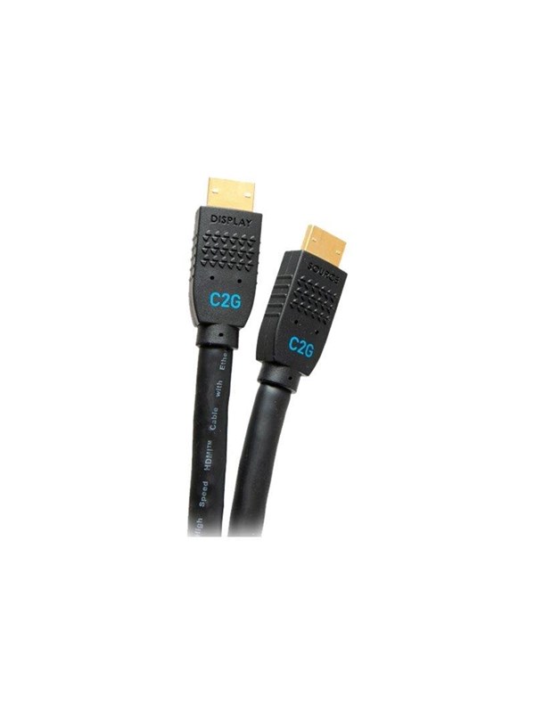 C2G 20ft Ultra Flexible 4K Active HDMI Cable Gripping 4K 60Hz - In-Wall M/M - HDMI cable with Ethernet - 6.1 m