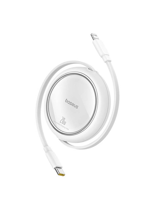 Baseus Free2Pull USB-C to iP 20W 1m USB cable (white)