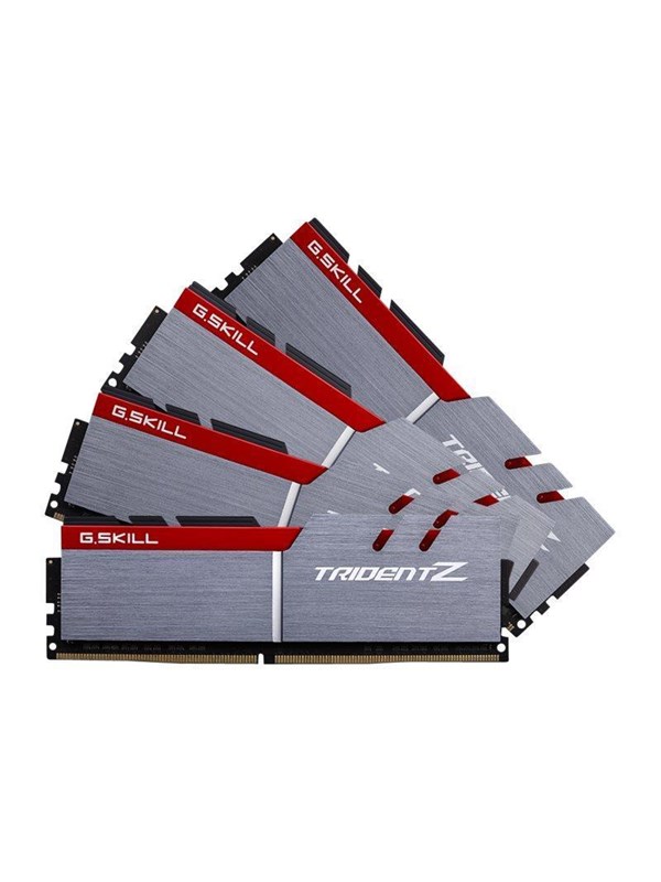 G.Skill Trident Z DDR4-3200 - 64GB - CL16 - Quad Channel (4 pcs) - Intel XMP - Sølv