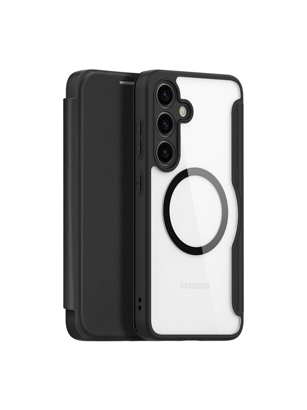 Dux Ducis Skin X Pro Case for Samsung Galaxy S24+ with MagSafe and Flip - Black