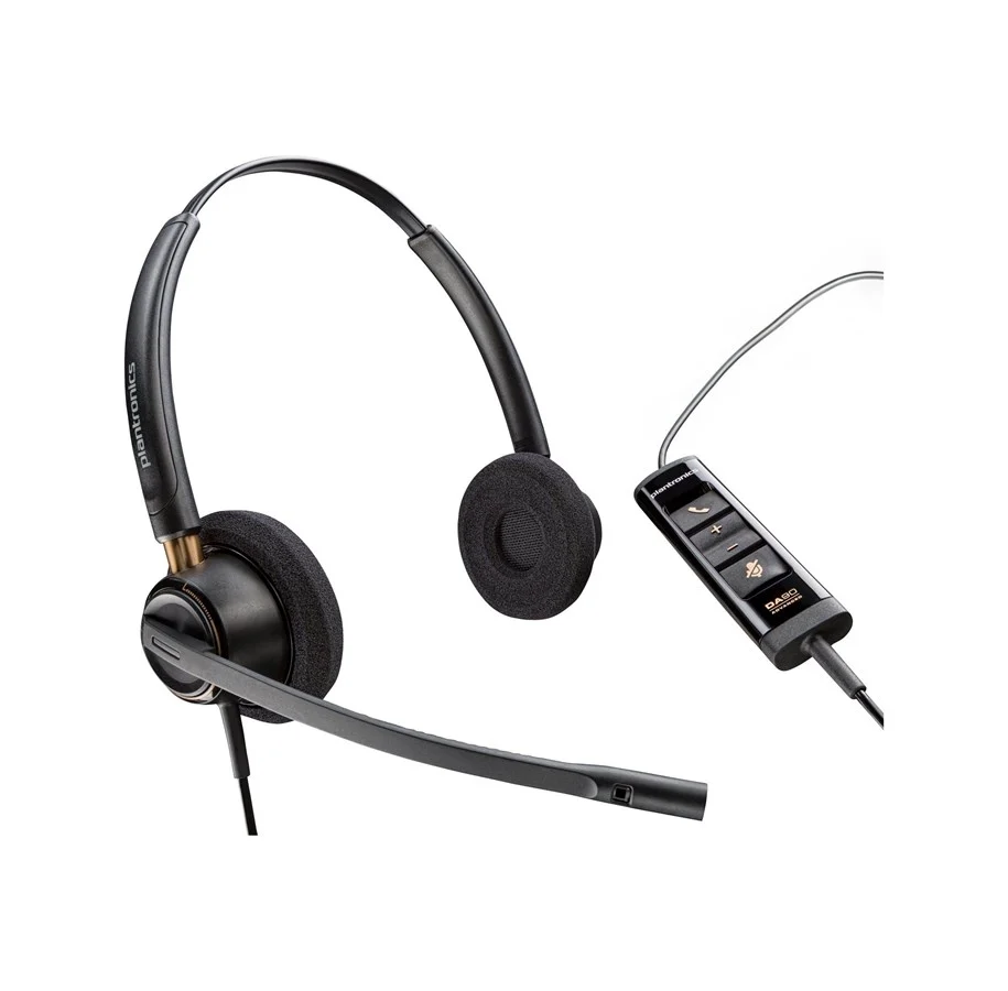 Poly EncorePro 525-M | On Ear headset | Microphone | Active noisereduction
