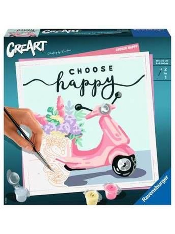 Ravensburger CreArt Painting by Numbers - Choose Happy
