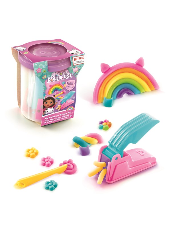 Gabby's Dollhouse My Rainbow Dough Pot
