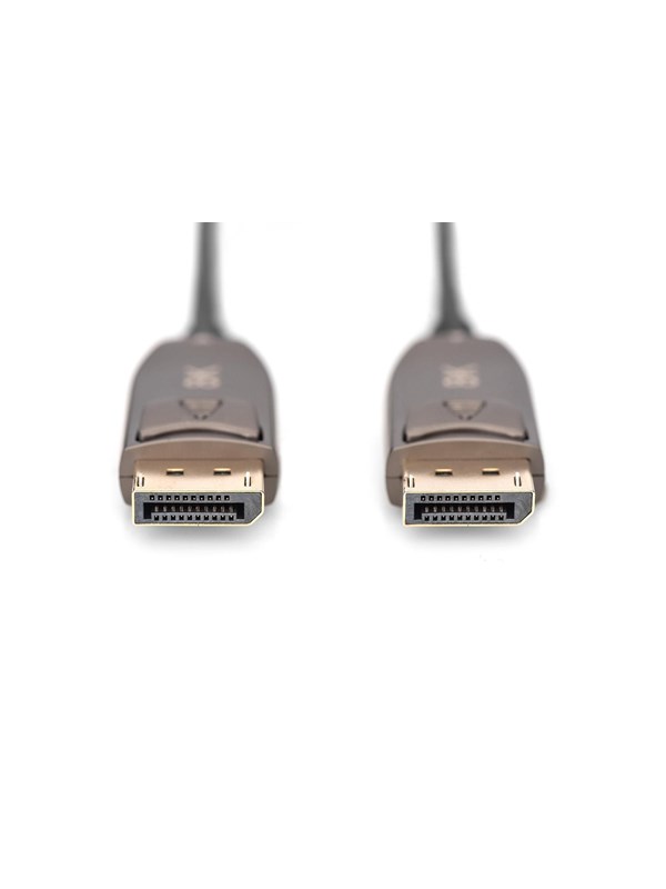DIGITUS DisplayPort 8K AOC Hybrid Fiber Optic Cable - 15m