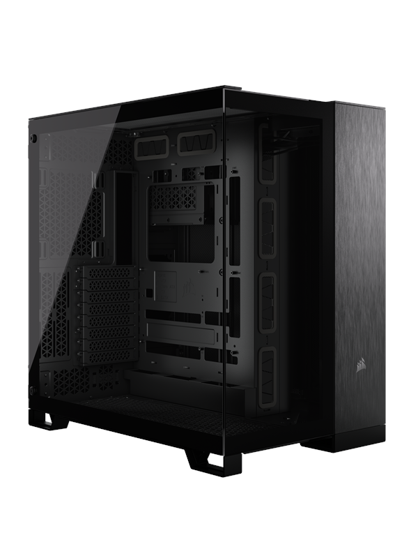 Corsair 6500x - Black/Obsidian Aluminum - Kabinett - Miditower