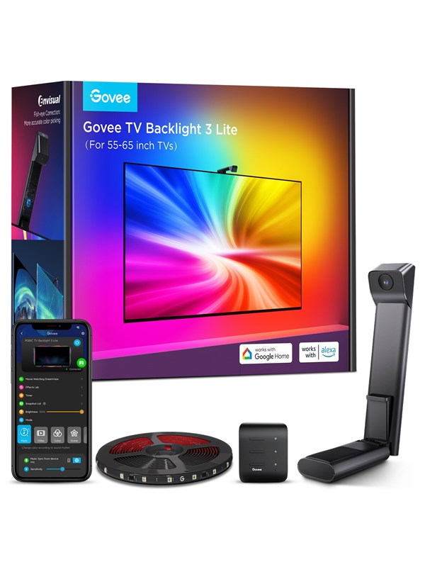 Govee TV-bakgrunnsbelysning 3 Lite, 55"-65"