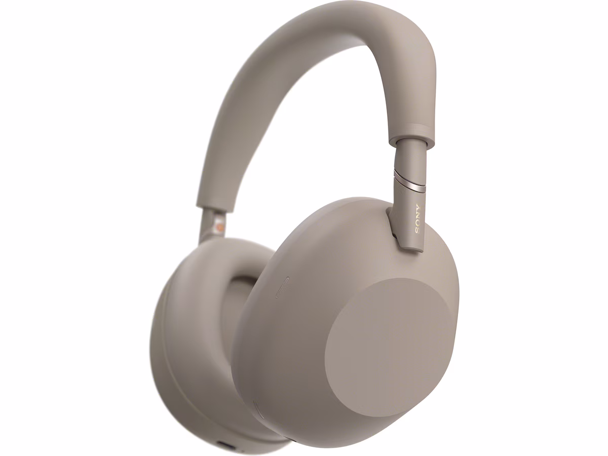 Sony WH-1000XM6 trådløse hodetelefoner, Over-Ear (Sandstone)
