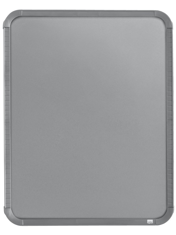 Nobo  Mini magnetisk Whiteboard tynn sølv ramme 36x28cm Sølv