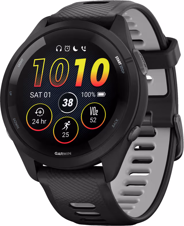 Garmin Forerunner 265 sportsklokke (sort)