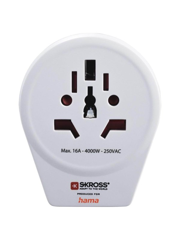 Hama World to Europe USB power plug adapter