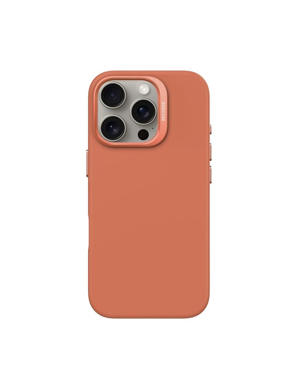 Decoded AntiMicrobial Silicone Backcover for iPhone 16 Pro Sand Stone (Terra)