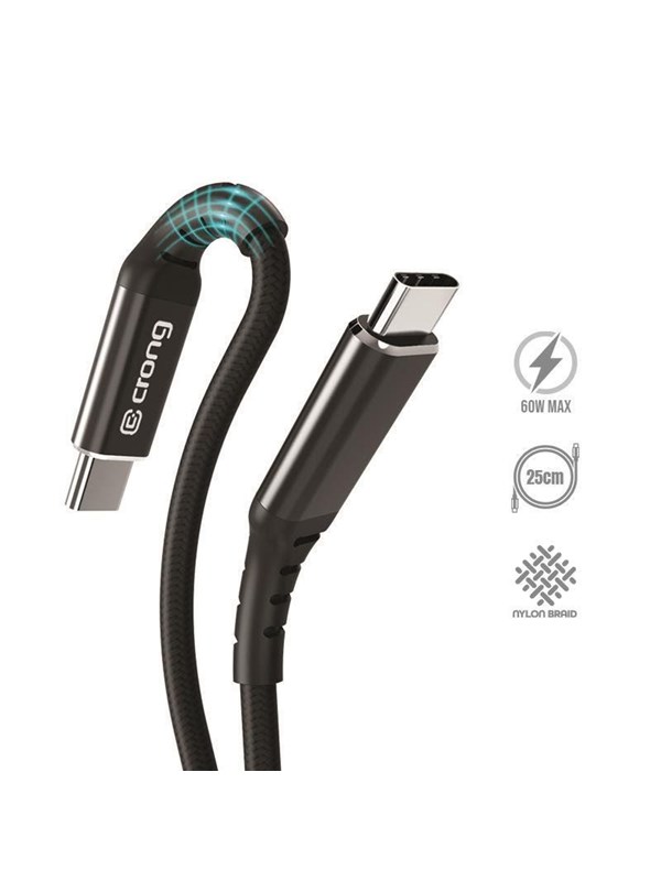 CRONG Armor Link - 60W PD 3A USB-C to USB-C Cable