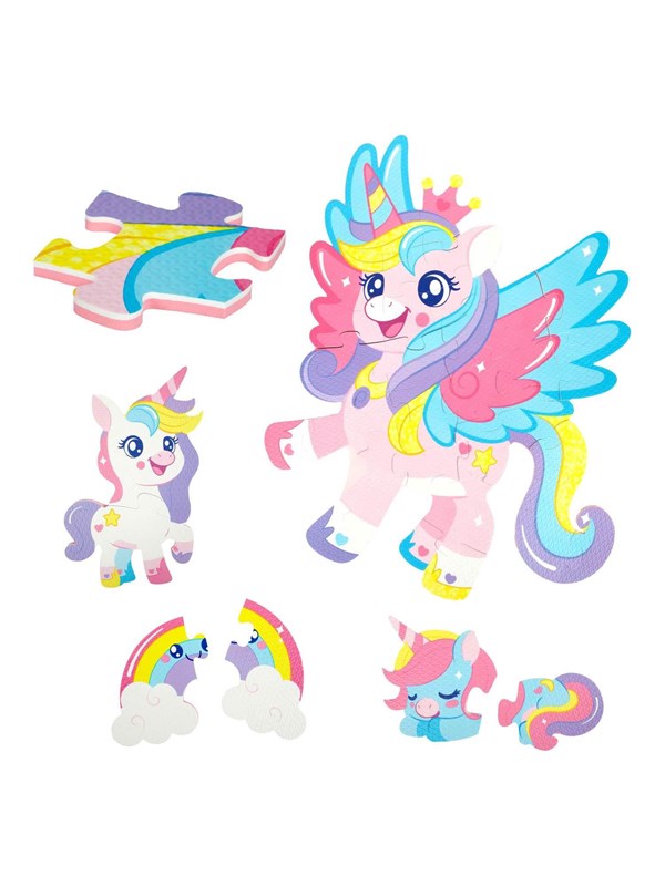 Toi-Toys Little Stars Foam Floor Puzzle Unicorn 36 pcs.