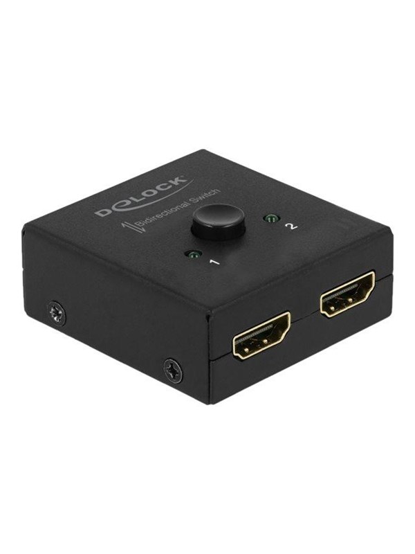 DeLOCK HDMI 2 - 1 bidirectional 4K 60 Hz compact