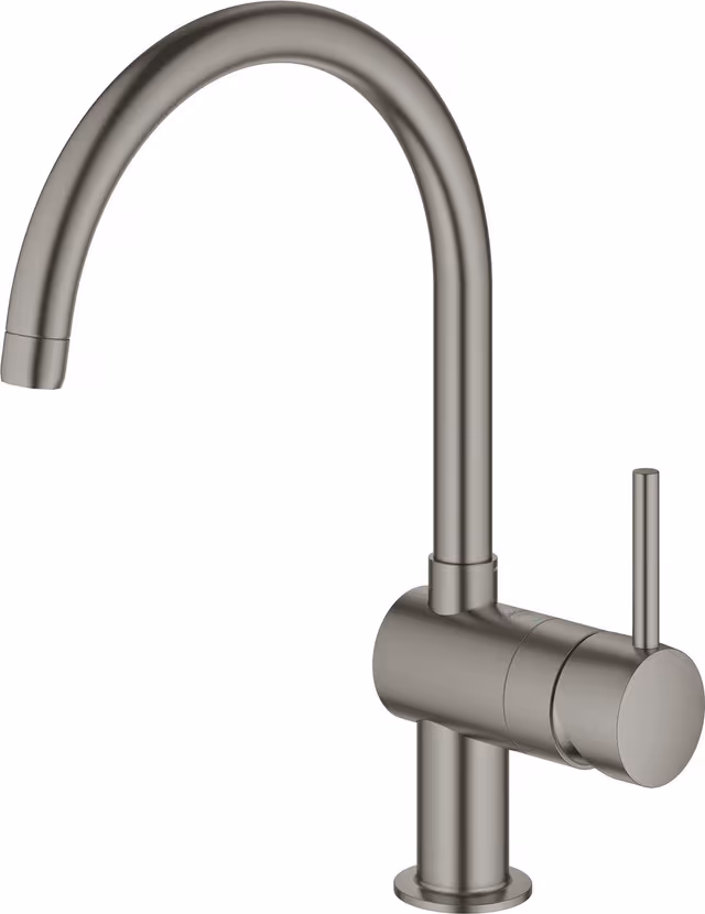 Grohe Minta blandebatteri med C-formet kran (hard graphite)