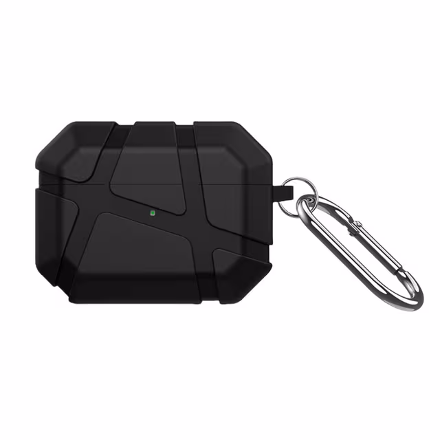 TPU Beskyttelsesetui Kompatibelt med AirPods 4 - Støtsikkert, Støvtett Bluetooth Øretelefondeksel Sort