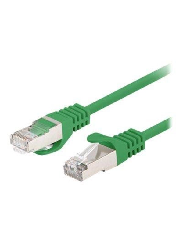Lanberg patch cable - 50 cm - RAL 6024 green - Grønn - 0.5m