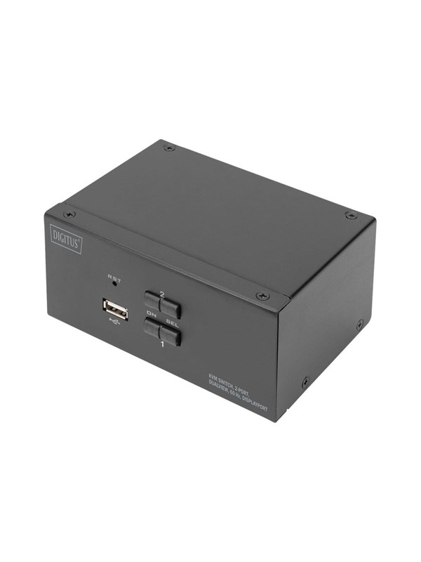 DIGITUS DS-12862 - KVM / audio / USB switch - 2 ports