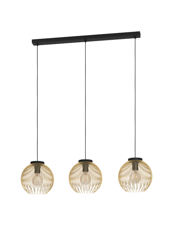 EGLO VENEZUELA long table pendant black/gold