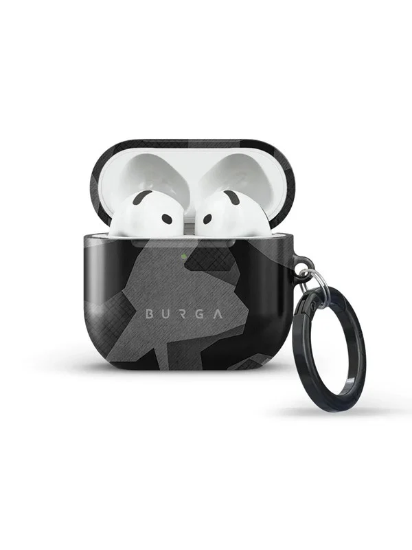 Burga Night Black Camo - Apple AirPods 4 &amp; AirPods 4 ANC Case