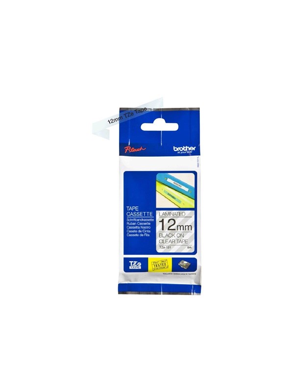 Brother Tze 131 - laminert teip