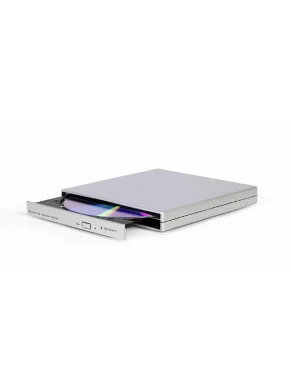 Gembird DVD-USB-021-SV - Ekstern - DVD-RW (Brenner) - USB 2.0 - Sølv