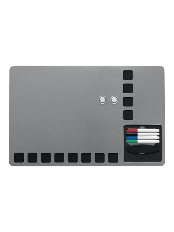 Nobo Quartet combo board - 610 x 390 mm - black silver
