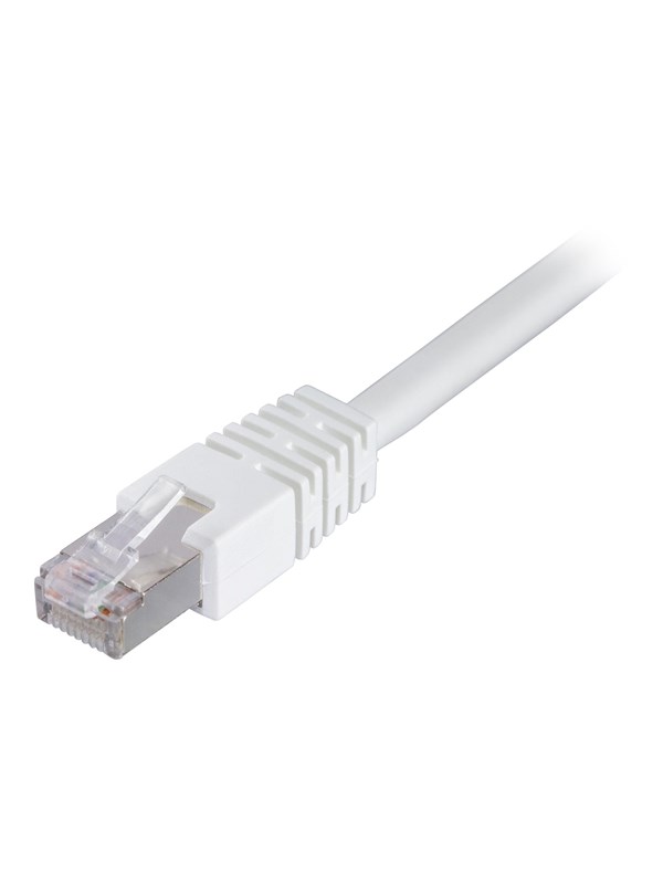 Deltaco LAN CAT 6 - F/UTP - Hvit - 1meter