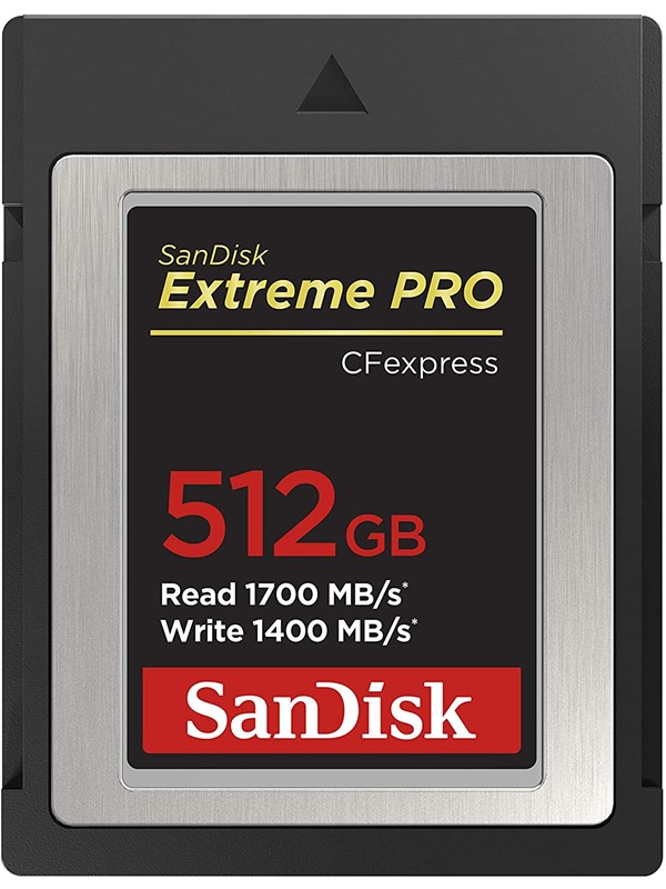 SANDISK Extreme Pro CFexpress - 1700MB/s - 512GB