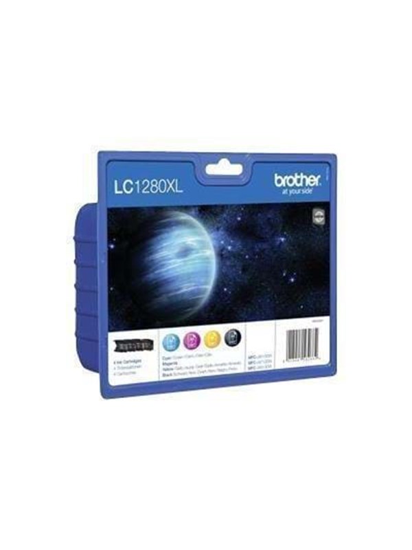 Brother LC1280XL / LC 1280XL 4-Pack ValuePack - Blekkpatron Flerfarget
