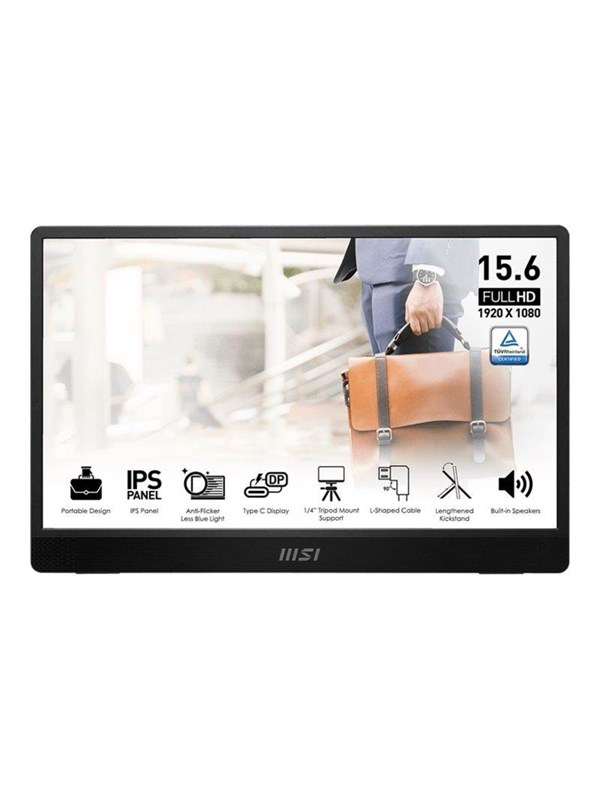 16" MSI PRO MP161DE E2 - LCD monitor - Full HD (1080p) - 16"