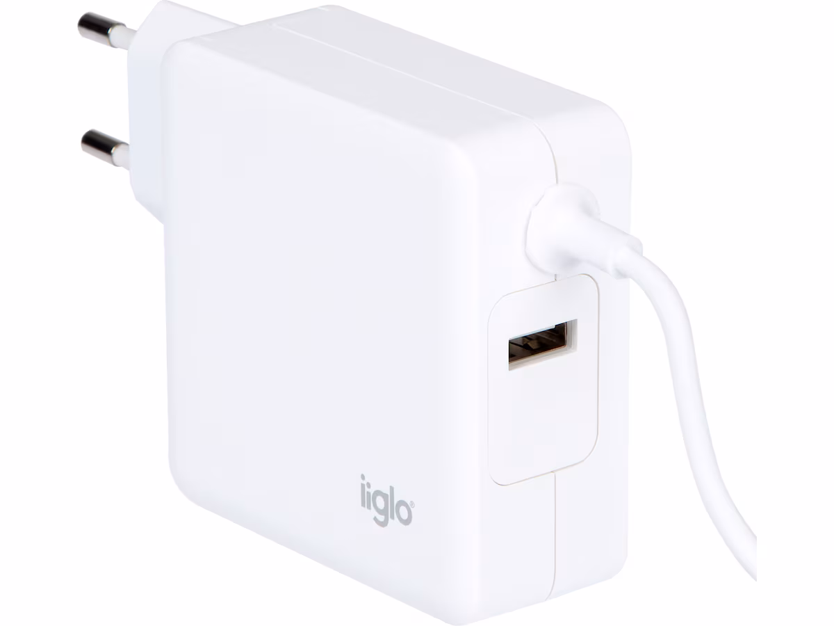 iiglo universal lader for PC, mobil og nettbrett USB-C 65W
