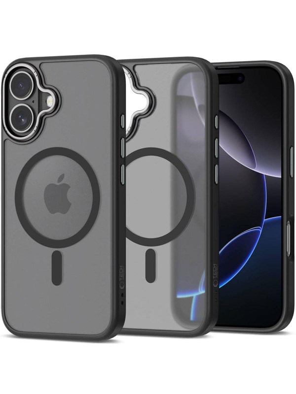 Tech-Protect MagEdge MagSafe Case for iPhone 17 - Matte Black
