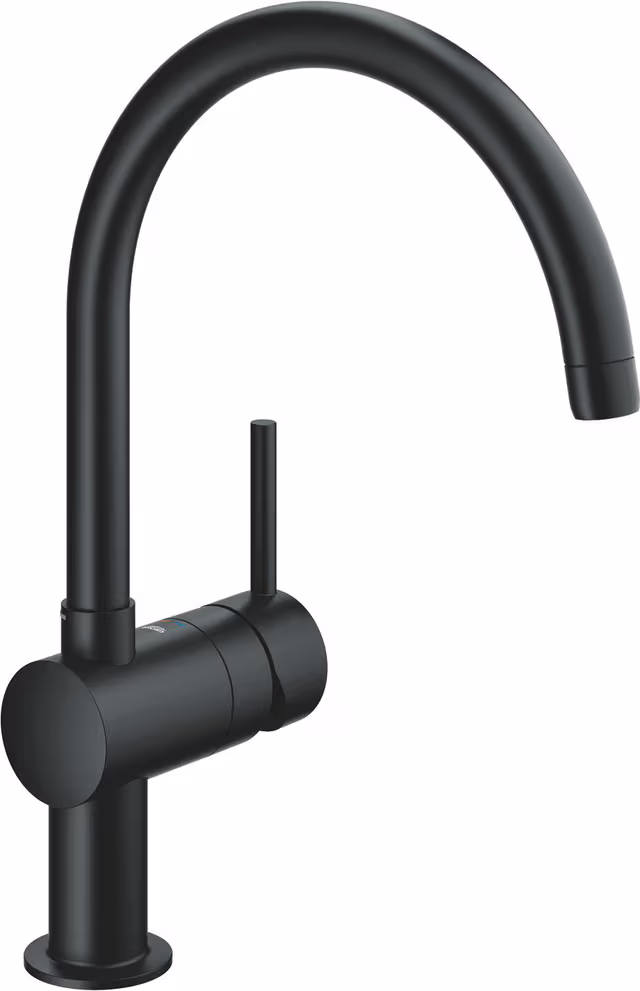 Grohe Minta blandebatteri med C-kran (velvet black)