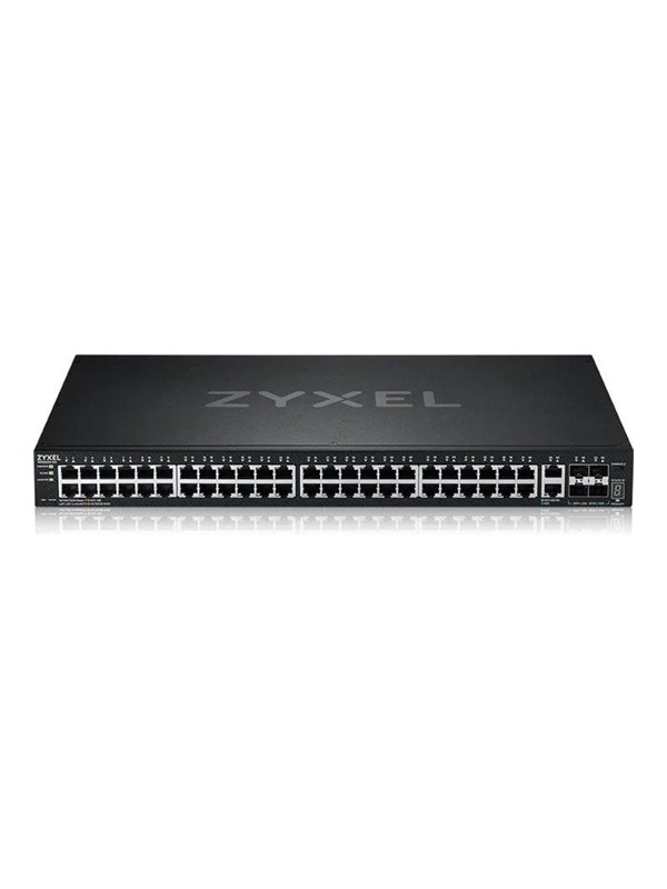 ZyXEL XGS2220 Series XGS2220-54 - switch - L3 access NebulaFLEX Cloud - 48 ports - Managed - rack-mountable