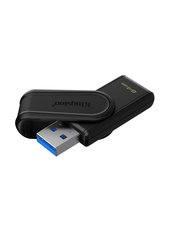 Kingston DataTraveler Exodia S - Svart - 64GB - Minnepenn