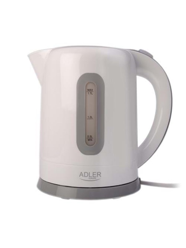 Adler Vannkoker Electric Kettle - Hvit - 2200 W