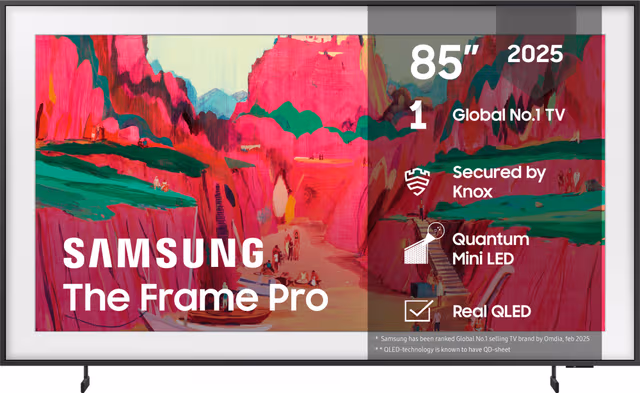 Samsung 85” The Frame Pro Neo QLED 4K Edge MiniLED Smart TV (2025)