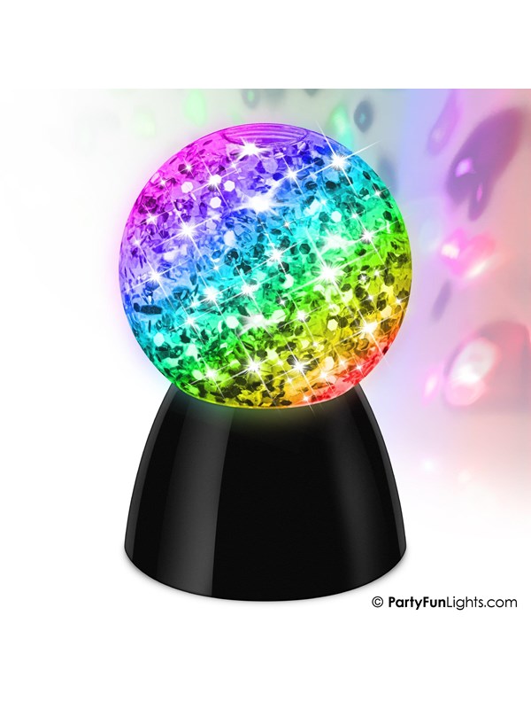 Party Funlight Color Changing Glitter Ball