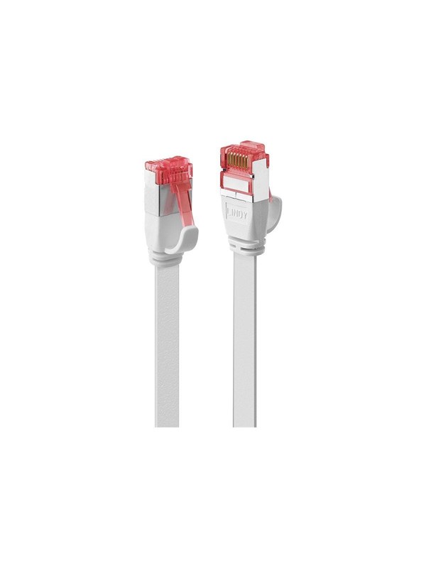 Lindy patch cable - 5 m - white - Hvit - 5m