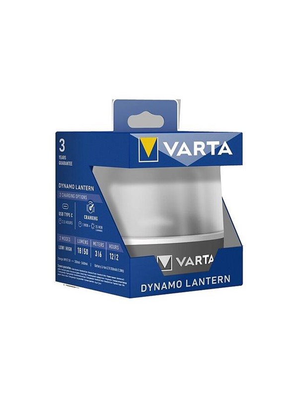 VARTA - camping light - LED - multicolour light - lantern - anthracite white