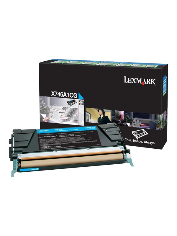 Lexmark X746A1CG - Cyan toner - Laser toner Cyan